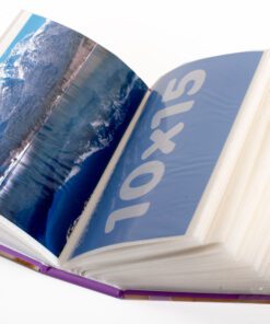 Άλμπουμ με θήκες 100 φωτογραφιών 10Χ15 γαλάζιο φάρος-Hoper.gr