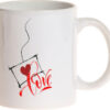 Κούπα κεραμική, Αγίου Βαλεντίνου, love & hearts 325ml-Hoper.gr