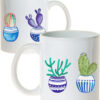 cactus ceramic mug 325ml-Hoper.gr