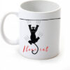 white ceramic mug with cats 325ml-Hoper.gr
