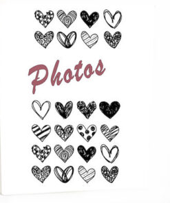 Άλμπουμ pocket με θήκες για 36 φωτογραφίες 10Χ15 καρδιές-Hoper.gr