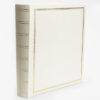 Άλμπουμ Λευκό Δερματίνη με ριζόχαρτο 30x33cm 100 σελίδες-Hoper.gr