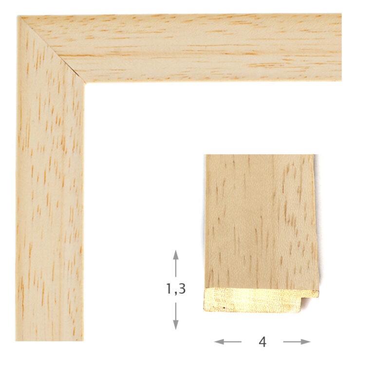 Κορνίζα ξύλου σε χρώμα Φυσικό (055007) πάχος 4cm-Hoper.gr