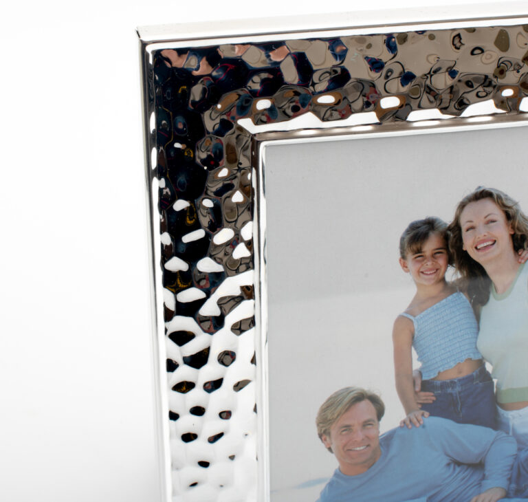 frame 10X15 metallic silver forged for photo 10x15 (5036)-Hoper.gr