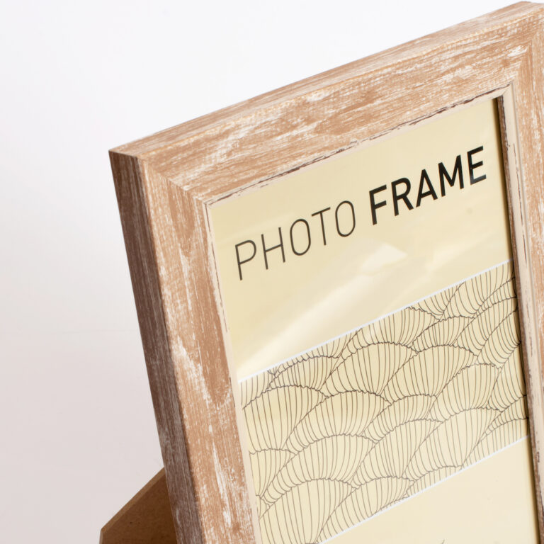 TAMIGI frame made of MDF wood in size 13X18 BEIGE BROWN-Hoper.gr