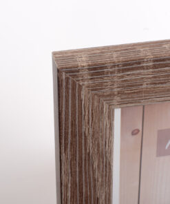 Kορνίζα NELSON, ξύλινη mdf ,για φωτογραφία 10Χ15 χρώμα γκρι καφέ-Hoper.gr