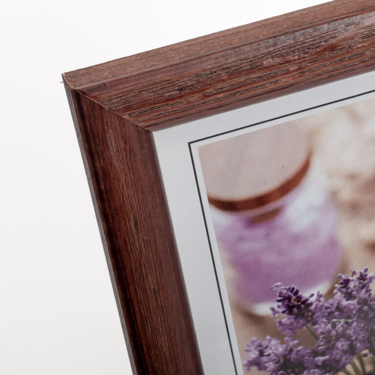 frame 13X18 wooden color dark brown-Hoper.gr