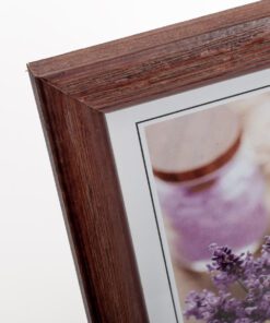 frame 15X20 wooden color dark brown-Hoper.gr