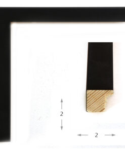 Κορνίζα 20Χ30cm ξύλου σε χρώμα Μαύρο για φωτογραφιες – πτυχία- παζλ (53507) πάχος 2cm-Hoper.gr