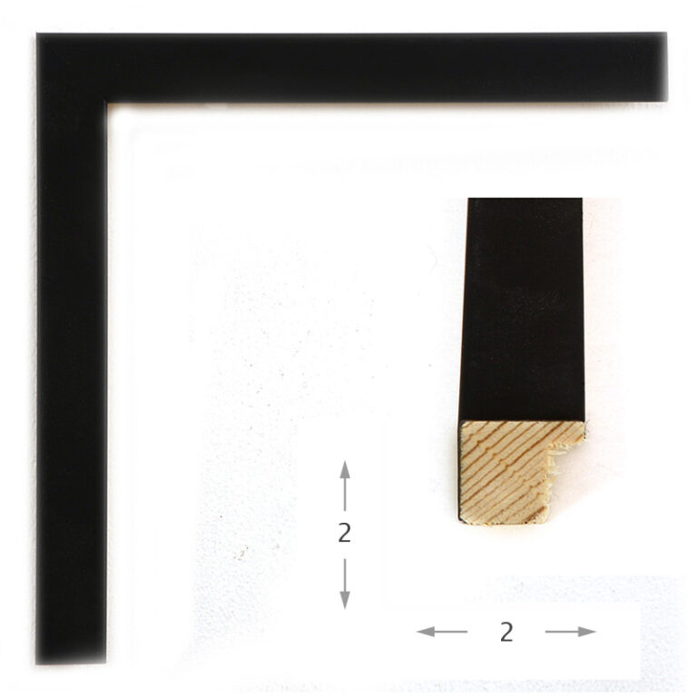 Κορνίζα 20Χ30cm ξύλου σε χρώμα Μαύρο για φωτογραφιες – πτυχία- παζλ (53507) πάχος 2cm-Hoper.gr