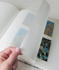 Άλμπουμ δερματίνη 24×24 γαλάζιο 40 σελίδες με ριζοχαρτο-Hoper.gr