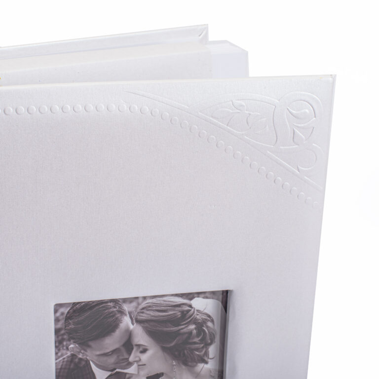 Άλμπουμ γάμου BRIANNA 24X32 cm 60 σελίδες λευκές με ριζοχάρτο-Hoper.gr