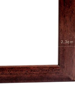 κορνίζα ξύλινη τοίχου 50Χ70 για φωτογραφία η παζλ 50X70 χρώμα καφέ ματ (K41/67) με τζάμι ματ-Hoper.gr