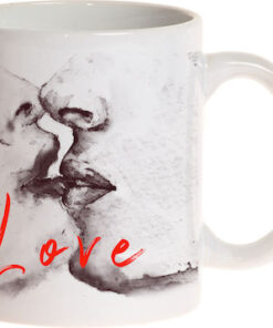 Κούπα Αγίου Βαλεντίνου love & kiss 325ml-Hoper.gr