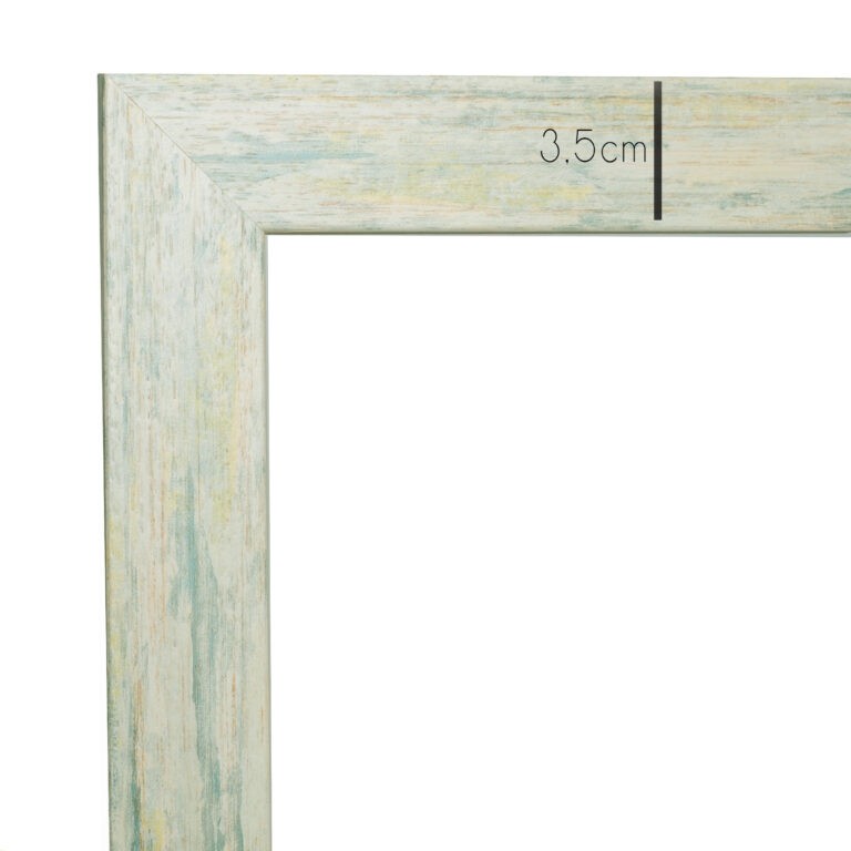 κορνίζα ξύλινη 30X40 τοίχου με χαρτόνι πασπαρτού για φωτογραφία 20X30 η 30Χ40  χρώμα λευκό πράσινο μπεζ με τζάμι Ματ (Κ270-38)-Hoper.gr