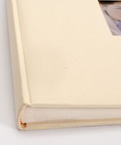 Άλμπουμ μπεζ 31χ31cm με 60 σελίδες ριζόχαρτο και θήκη για φωτογραφία στο εξώφυλλο-Hoper.gr