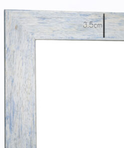 κορνίζα ξύλινη 70Χ100 τοίχου για φωτογραφία η παζλ 70X100 χρώμα γαλάζιο με ακρυλικό τζάμι άθραυστο (Κ27-98)-Hoper.gr