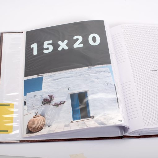 Album with cases 27x33cm for 100 photos 15×21 or 15×20 Bordeaux-Hoper.gr