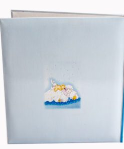 Άλμπουμ Γαλάζιο με 60 σελίδες με ριζοχαρτο 32χ29cm-Hoper.gr