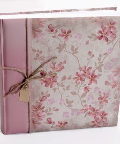 Album Giardino pink-beige with rice paper 32×32 cm 100 pages-Hoper.gr