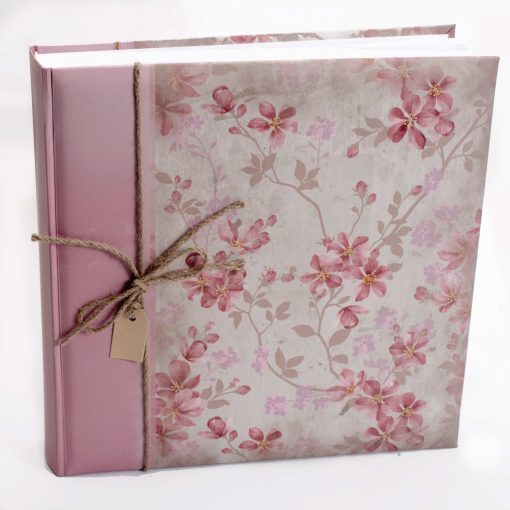 Άλμπουμ Giardino ροζ-μπεζ με Ριζόχαρτο 32×32 cm 100 σελίδες-Hoper.gr