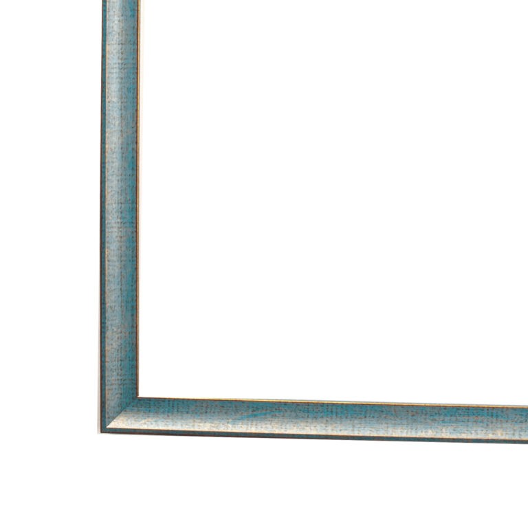 κορνίζα ξύλινη 60Χ80 τοίχου για φωτογραφία η παζλ 60X80 χρώμα γαλάζιο με ακρυλικό τζάμι άθραυστο (Κ27-98)-Hoper.gr
