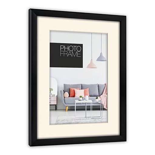 wall frame black 30x40 cm acrylic with passe-partout - edison-Hoper.gr