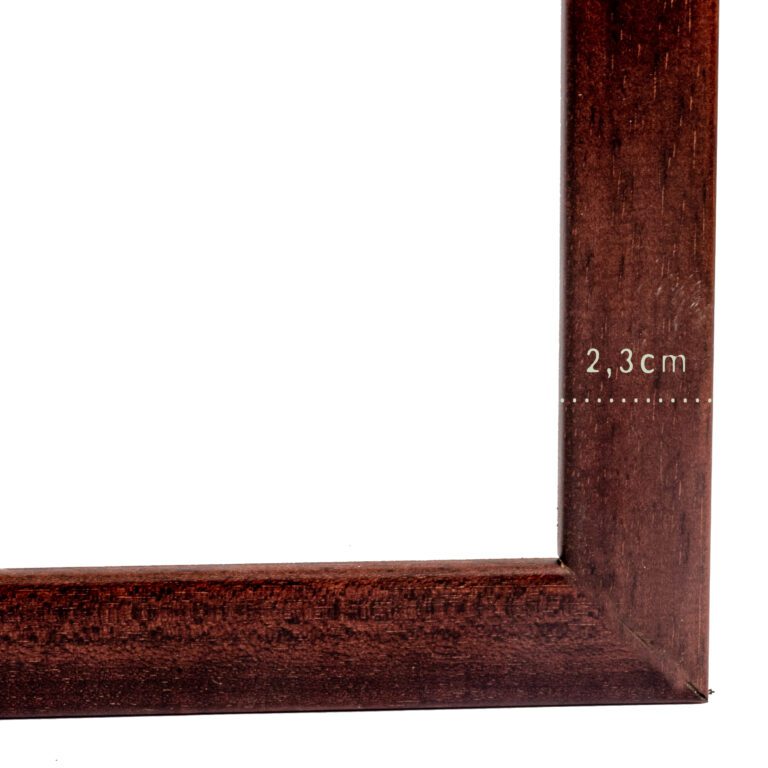 κορνίζα ξύλινη για πτυχίο δίπλωμα κ.λ.π 29,7X42cm – Α3  χρώμα καφέ καρυδιάς  Κ41/67-Hoper.gr