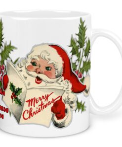 κούπα κεραμική χριστουγεννιάτικη vintage christmas Στον καλύτερο παππού του κόσμου με συσκευασία δώρου (b110)-Hoper.gr