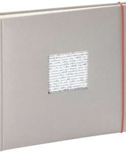Άλμπουμ Linea Panodia Γκρι 30X30cm με 60 σελίδες με ριζόχαρτο με παράθυρο για φωτογραφία-Hoper.gr