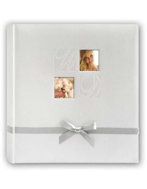 Άλμπουμ Γάμου Charlotte λευκό 32X32cm με 100 σελίδες & με ριζόχαρτα και θήκη στο εξώφυλλο για φωτογραφιες  το άλμπουμ είναι με κουτί-Hoper.gr