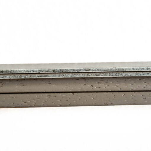 Κορνίζα ξύλινη Για Πτυχίο σε Χρώμα Γκρι μπεζ με ασημί γραμμή  με Τζάμι Ματ  K56/64-Hoper.gr