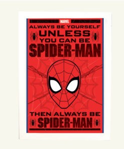 Αφίσα Spider Man 61×91,5εκ Κορνίζα Ξύλινη Χρώμα Λευκό Με Ακρυλικό Τζάμι Άθραυστο  K1041-3-Hoper.gr