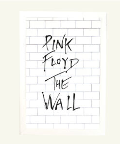 Αφίσα Pink Floyd The Wall 61×91,5εκ Κορνίζα Ξύλινη Χρώμα Λευκό Με Ακρυλικό Τζάμι Άθραυστο  K1041-3-Hoper.gr