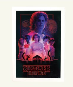 Αφίσα Stranger Things 61×91,5εκ Κορνίζα Ξύλινη Χρώμα Λευκό Με Ακρυλικό Τζάμι Άθραυστο  K1041-3-Hoper.gr