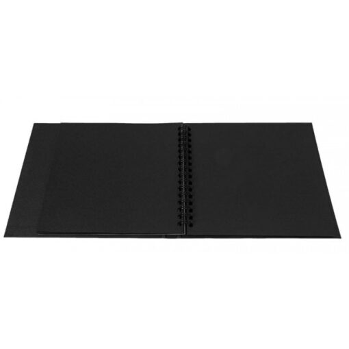 ΑΛΜΠΟΥΜ  Mαυρο   studio art  με 40 σελίδες από μαύρο χαρτόνι για επικόλληση φωτογραφιών Διαστάσεις: 34,5×24,5×2,5cm-Hoper.gr