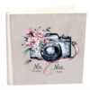Άλμπουμ my album camera boho style με όνομα Mανώλης Άννα  άλμπουμ με ριζόχαρτο 30x30cm και κουτί άλμπουμ-Hoper.gr