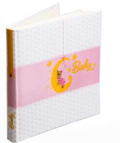 Children's album Mia pink 24x24 cm 40 pages with rice paper-Hoper.gr