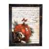 Christmas Frame Vintage Black With Signs Of Aging Themed Letter To Santa K28-69+A32-1-Hoper.gr