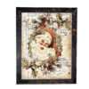 Christmas Frame Vintage Black With Signs Of Aging With A Letter To Santa Claus K28-69+A32-4-Hoper.gr