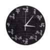 Wall clock, mathematics, wooden diameter 30cm-Hoper.gr