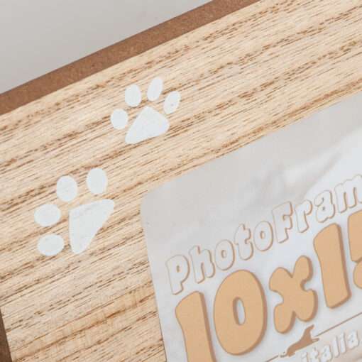 κορνίζα 10x15 ξύλινη επιτραπέζια για φωτογραφία 10χ15 , spike (dog)-Hoper.gr