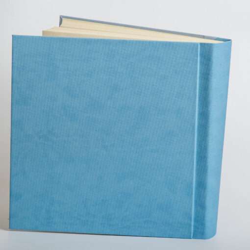 Album my album boho style with name Marios & blue leather album with rice paper 30x30cm and album box-Hoper.gr