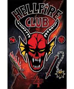 Αφίσα , Pyramid Poster, Stranger Things 4 (Hellfire Club Emblem Rift) 61 X 91,5εκ  PP35197-Hoper.gr