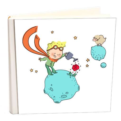 Album my album Little prince with watering can album with rice paper 30x30cm and album box-Hoper.gr