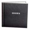 PHOTOS Album Black leather (Eclisse) with rice paper, dimensions 30x30cm with album box-Hoper.gr