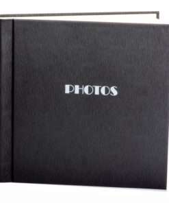 Άλμπουμ  PHOTOS Δερματίνη μάυρη  (Εclisse)  με ριζόχαρτο, διαστασεις 30x30cm με κουτί άλμπουμ-Hoper.gr