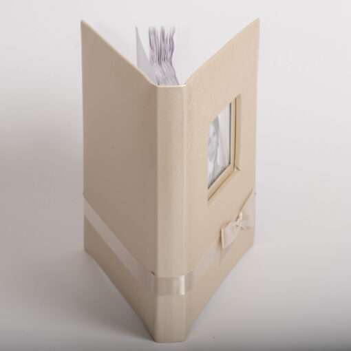 Βιβλιο ευχων - Ευχολόγιο λευκο μπεζ  με 80 σελίδες  30x24 cm-Hoper.gr