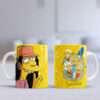 White ceramic mug 330ml Simpsons - Tommy the mug comes with a gift box-Hoper.gr