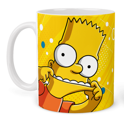 Simpsons Easter lamp with mug and wooden box-Hoper.gr